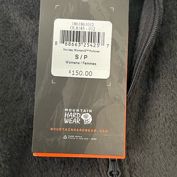 NWT - MOUNTAIN HARDWEAR MONKEY WOMAN/2 PULLOVER FLEECE - WOMEN'S SMALL - Picture 8 of 8